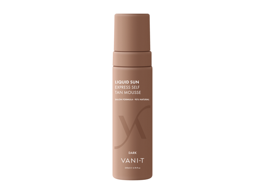 PRE-ORDER Vani-T Liquid Sun® Express Self Tan Mousse - Dark