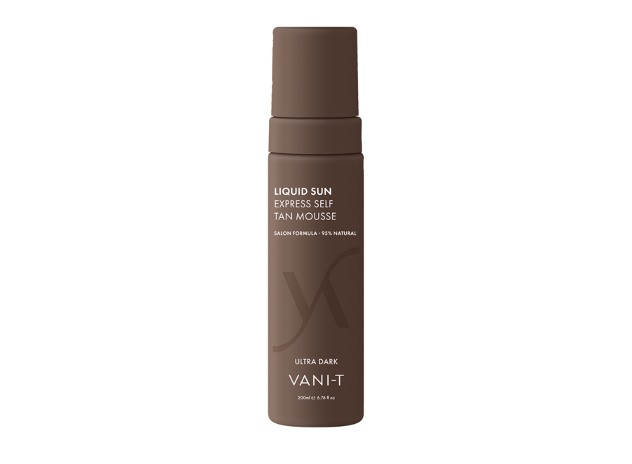 PRE-ORDER Vani-T Liquid Sun® Express Self Tan Mousse - Ultra Dark