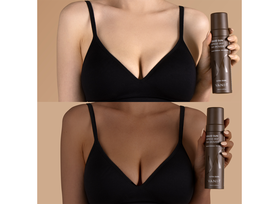 PRE-ORDER Vani-T Liquid Sun® Express Self Tan Mousse - Ultra Dark