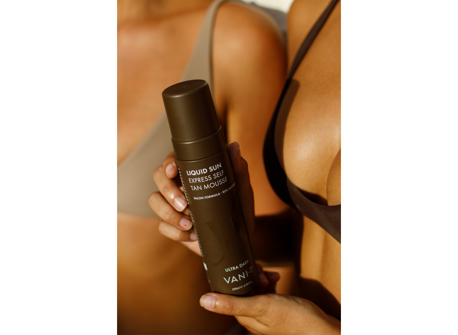 PRE-ORDER Vani-T Liquid Sun® Express Self Tan Mousse - Ultra Dark