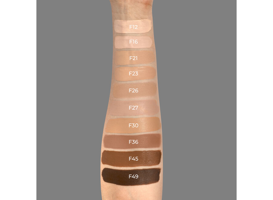 Vani-T Skin Perfector HD Serum Foundation - F12