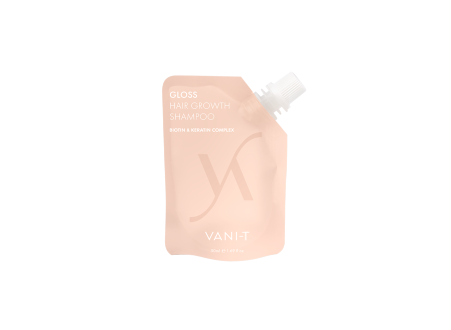 PRE-ORDER Vani-T Gloss Hair Growth Shampoo - Travel Size