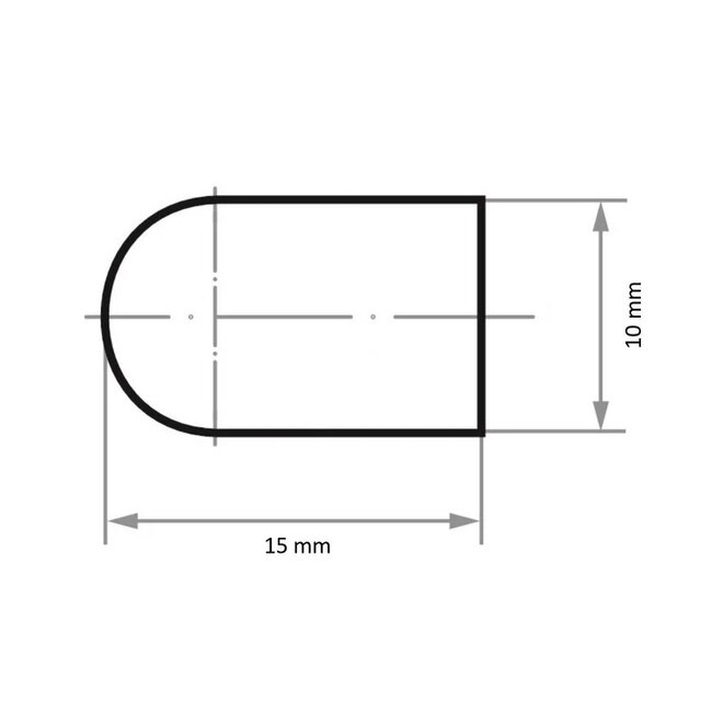 Abrasive Cap Thermo Round - 10mm