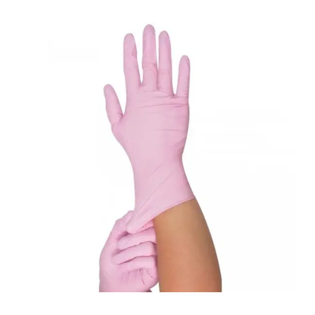 Handschoenen Nitril - Roze