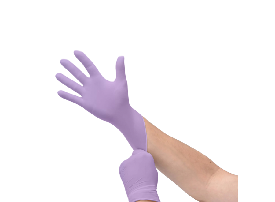Nitrile Gloves Lilac 100 pieces