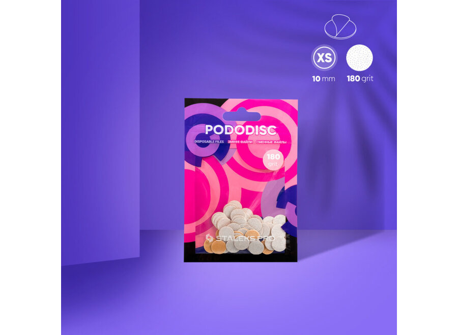 Pododisc Refil Pads White - XS 10mm - 180 grit