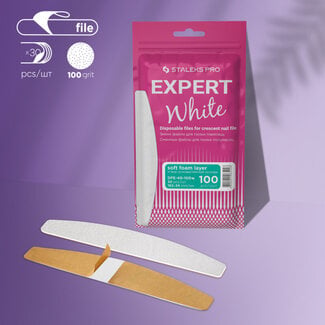 Staleks VV Kit Met Foam Halve Maan 100 Grit 30 Stuks