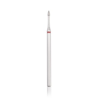 Beauty Company Diamond Bit - Pointed Cylinder - Red