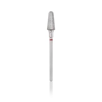 Beauty Company Tungsten Bit - Rounded Cone - Red