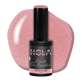 Hola Nail Cosmetica Brush on Builder - Estrella Rosado