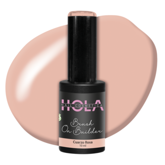 Hola Nail Cosmetica HNC Brush on Builder Cuarzo Rosa (10 ml)