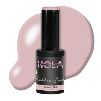 Hola Nail Cosmetica HNC Rubber Base Rosa del Alba (10ml)