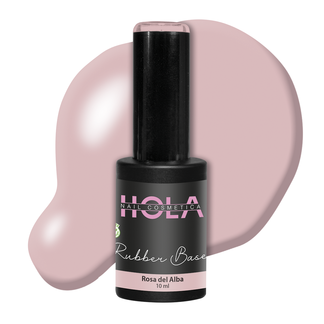 HNC Rubber Base Rosa del Alba (10ml) - Beauty Company
