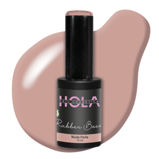 Hola Nail Cosmetica HNC Rubber Base Nude Perla (10ml)