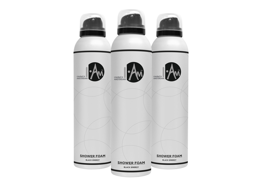 I.Am 3 pack Shower Foam black Energy
