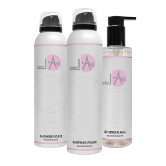 I.Am Home & Body 2+1 pack Shower Foam + Shower Gel Blushing Bloom