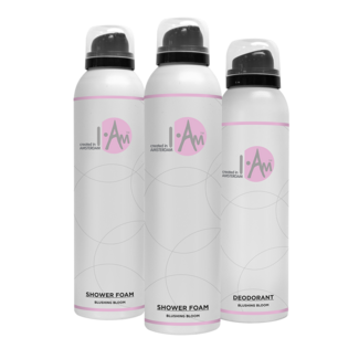 I.Am Home & Body 2+1 pack Shower Foam + Deodorant Blushing Bloom