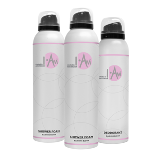 I.Am Systems I.Am 2+1 pack Shower Foam + Deodorant Blushing Bloom
