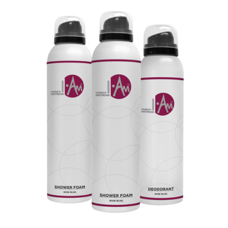 I.Am Home & Body 2+1 pack Shower Foam + Deodorant Rose Bliss
