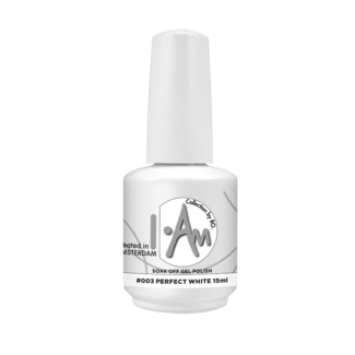 I.Am Collection by BO. I.Am by BO. Soak Off Gel Polish #003 Perfect White (15ml)