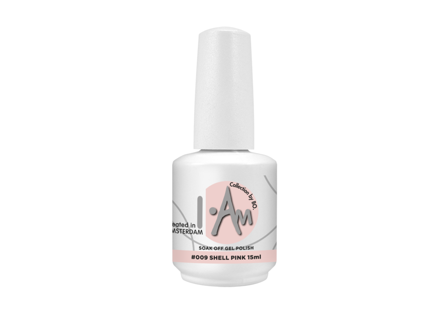 I.Am by BO. Soak Off Gel Polish #009 Shell Pink (15ml)