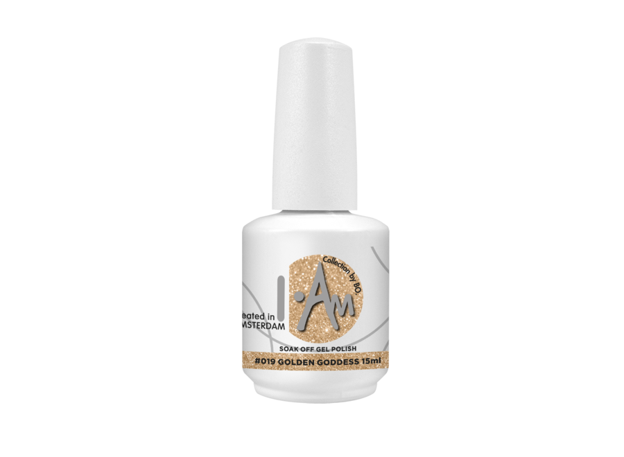 I.Am by BO. Soak Off Gel Polish #019 Golden Godess (15ml)