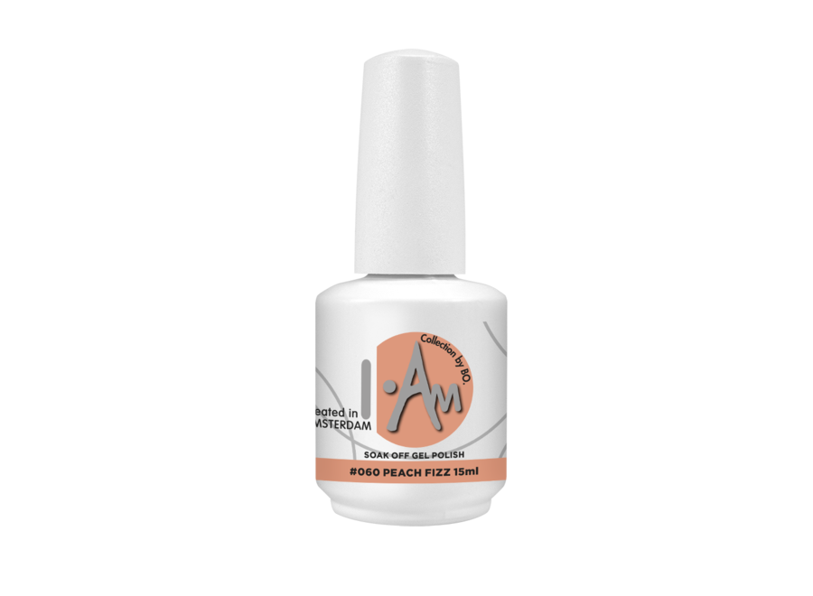 I.Am by BO. Soak Off Gel Polish #060 Peach Fizz (15ml)
