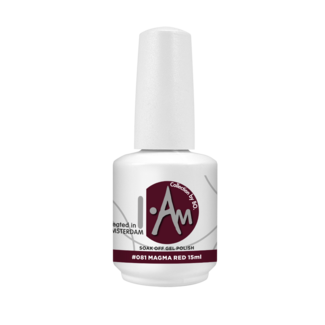 I.Am Systems I.Am by BO. Soak Off Gel Polish#081 Magma Red (15ml)