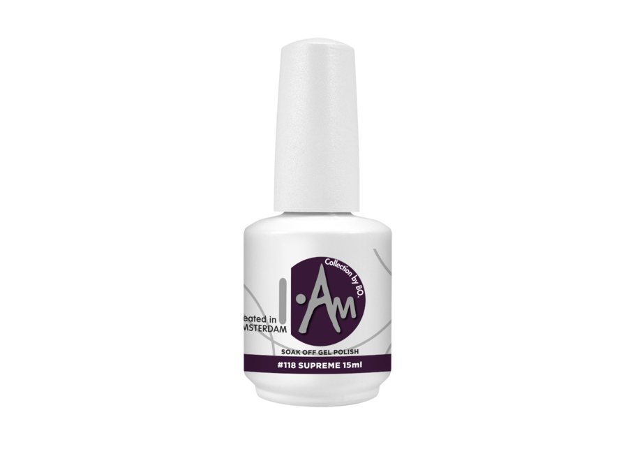 I.Am by BO. Soak Off Gel Polish #118 Supreme (15ml)