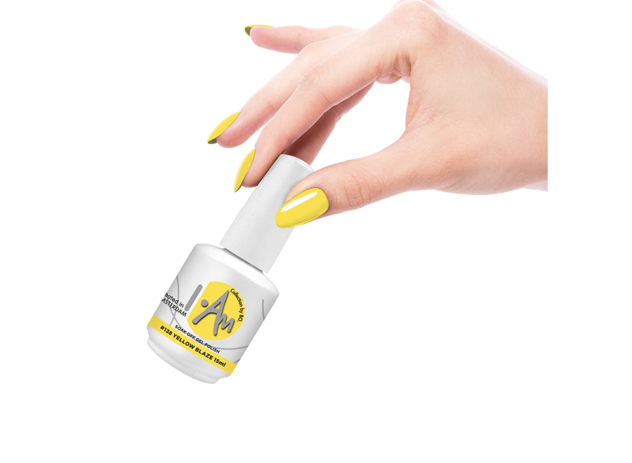 I.Am by BO. Soak Off Gel Polish #138 Yellow Blaze (15ml)