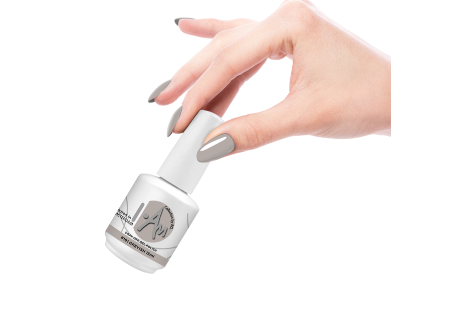 I.Am by BO. Soak Off Gel Polish #191 Greyish (15ml)