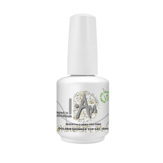 I.Am Collection by BO. I.Am by BO. Golden Shimmer Top gel HEMA & TPO FREE (15ml)