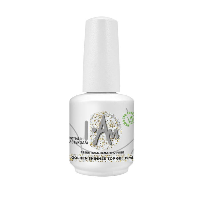 Golden Shimmer Top Gel HEMA & TPO-Free