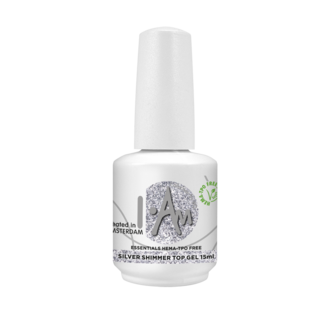I.Am Collection by BO. I.Am by BO. Silver Shimmer Top gel HEMA & TPO FREE (15ml)