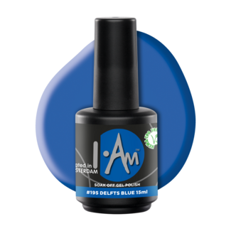I.Am Nail Systems I.Am Soak Off Gel Polish #195 Delfts Blue (15ml)