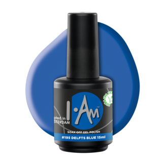 I.Am Systems I.Am Soak Off Gel Polish #195 Delfts Blue (15ml)