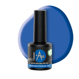 I.Am Nail Systems I.Am Soak Off Gel Polish #195 Delfts Blue (7ml)