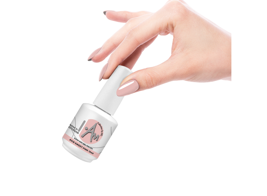 I.Am by BO. Soak Off Gel Polish #018 Sweet Pink (15ml)