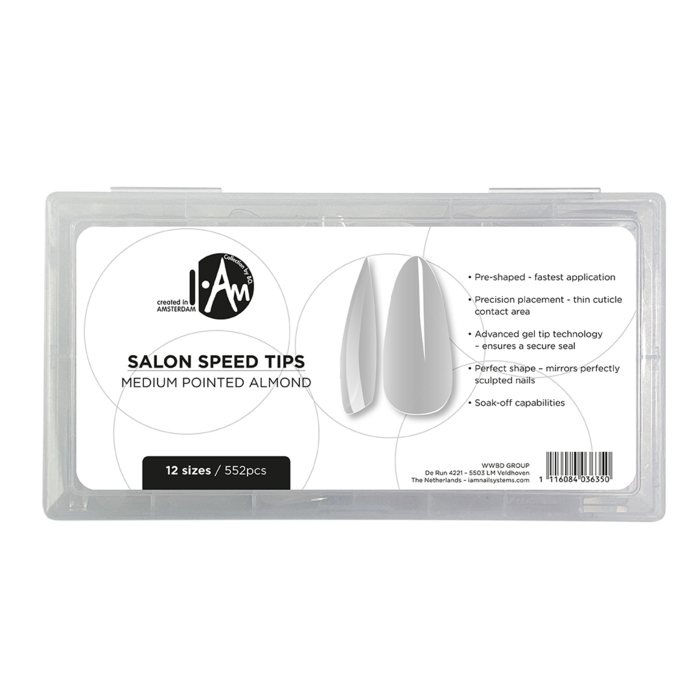 Salon Speed Tips - Medium Pointed Almond