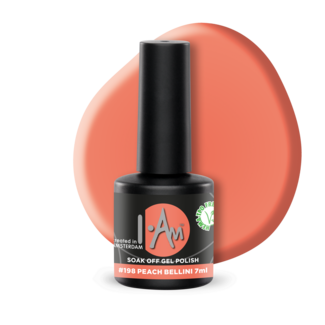 I.Am Systems I.Am Soak Off Gel Polish #198 Peach Bellini (7ml)
