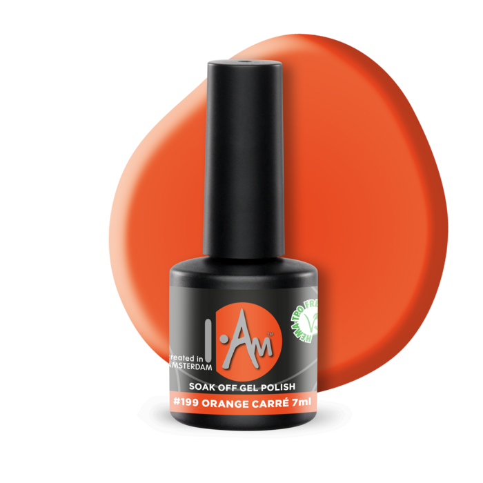Gel Polish #199 Orange Carré