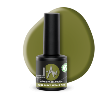 I.Am Nail Systems I.Am Soak Off Gel Polish #202 Olive Affair (7ml)