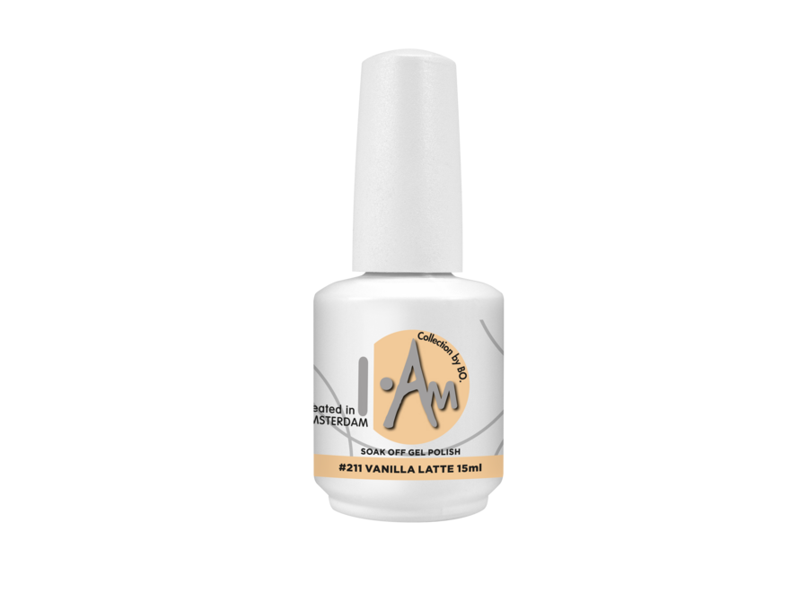 I.Am by BO. Soak Off Gel Polish #211 Vanilla Latte (15ml)
