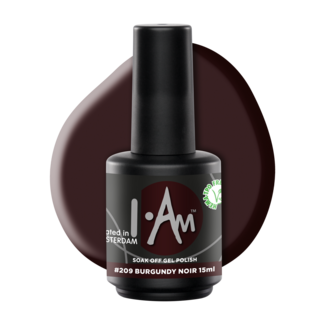 I.Am Systems I.Am Soak Off Gel Polish #209 Burgundy Noir (15ml)