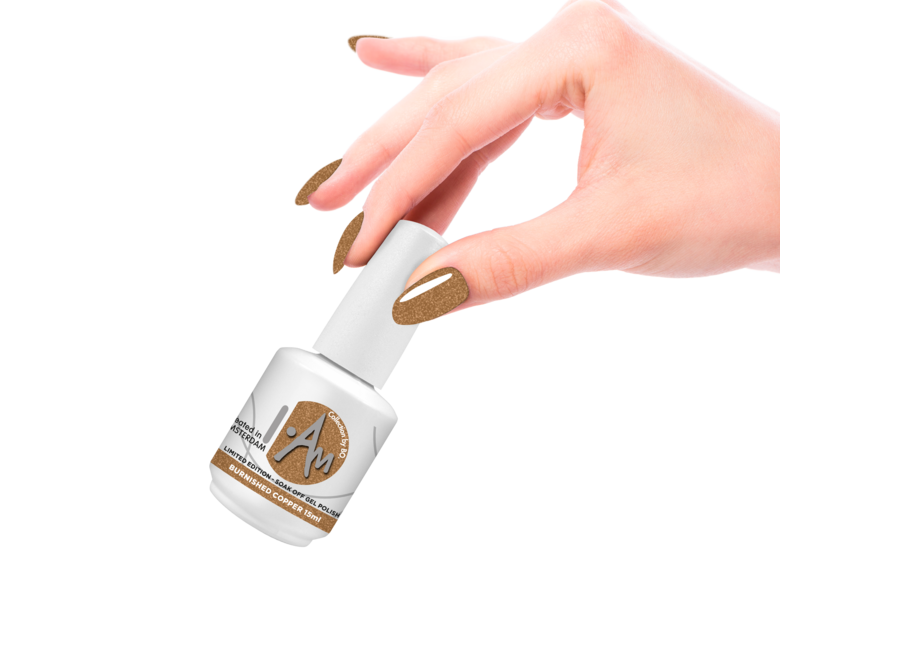 I.Am by BO. LE Gel Polish Burnished Copper (15ml)