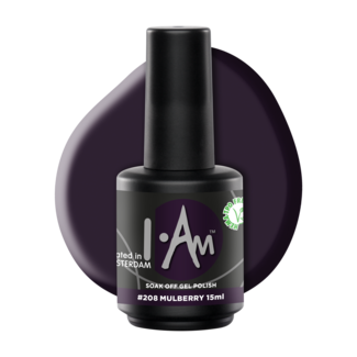 I.Am Nail Systems I.Am Soak Off Gel Polish #208 Mulbery (15ml)