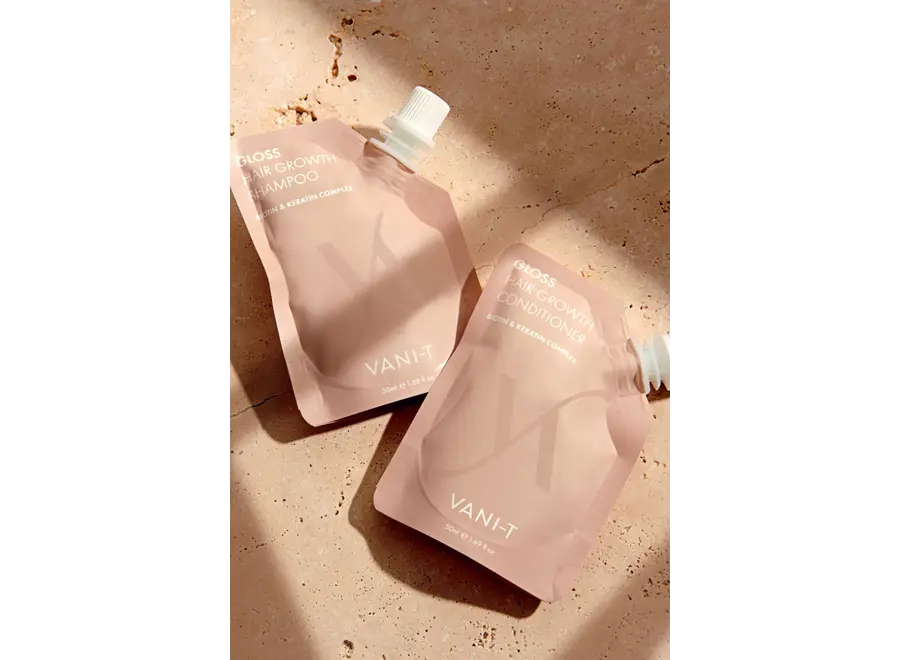 Vani-T Gloss Hair Growth Shampoo & Conditioner Duo - Minis