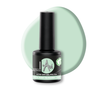 I.Am Systems I.Am Soak Off Gel Polish  #214 Mint to Marry (7ml)
