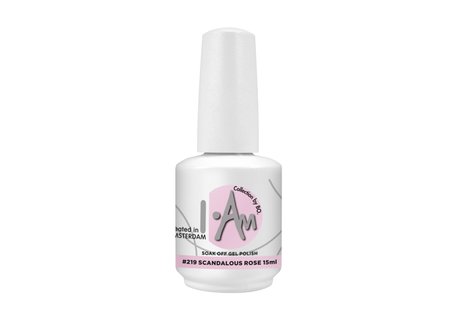 I.Am by BO. Soak Off Gel Polish #219 Scandalous Rose (15ml)