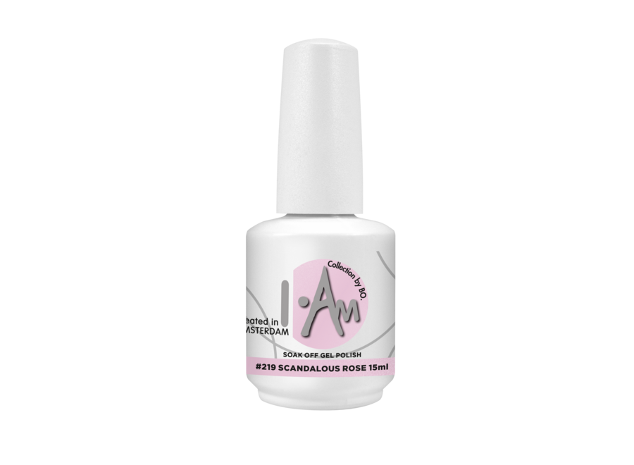I.Am by BO. Soak Off Gel Polish #219 Scandalous Rose (15ml)